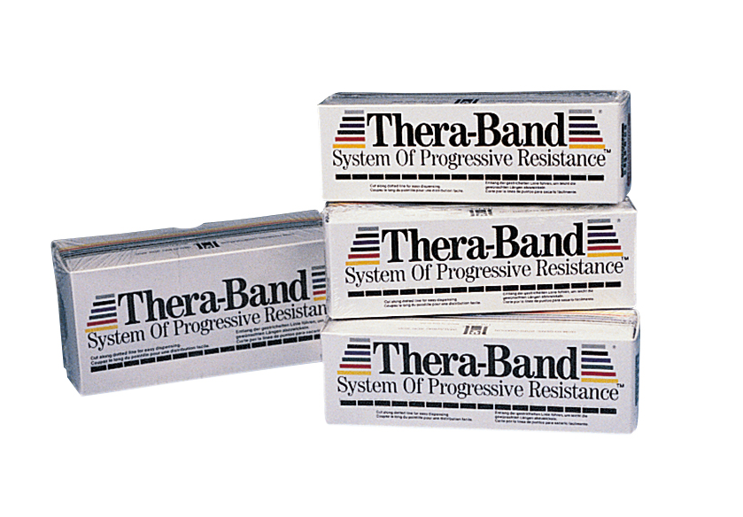 TheraBand Resistance Bands Color Coded Bands for Resistance Training
