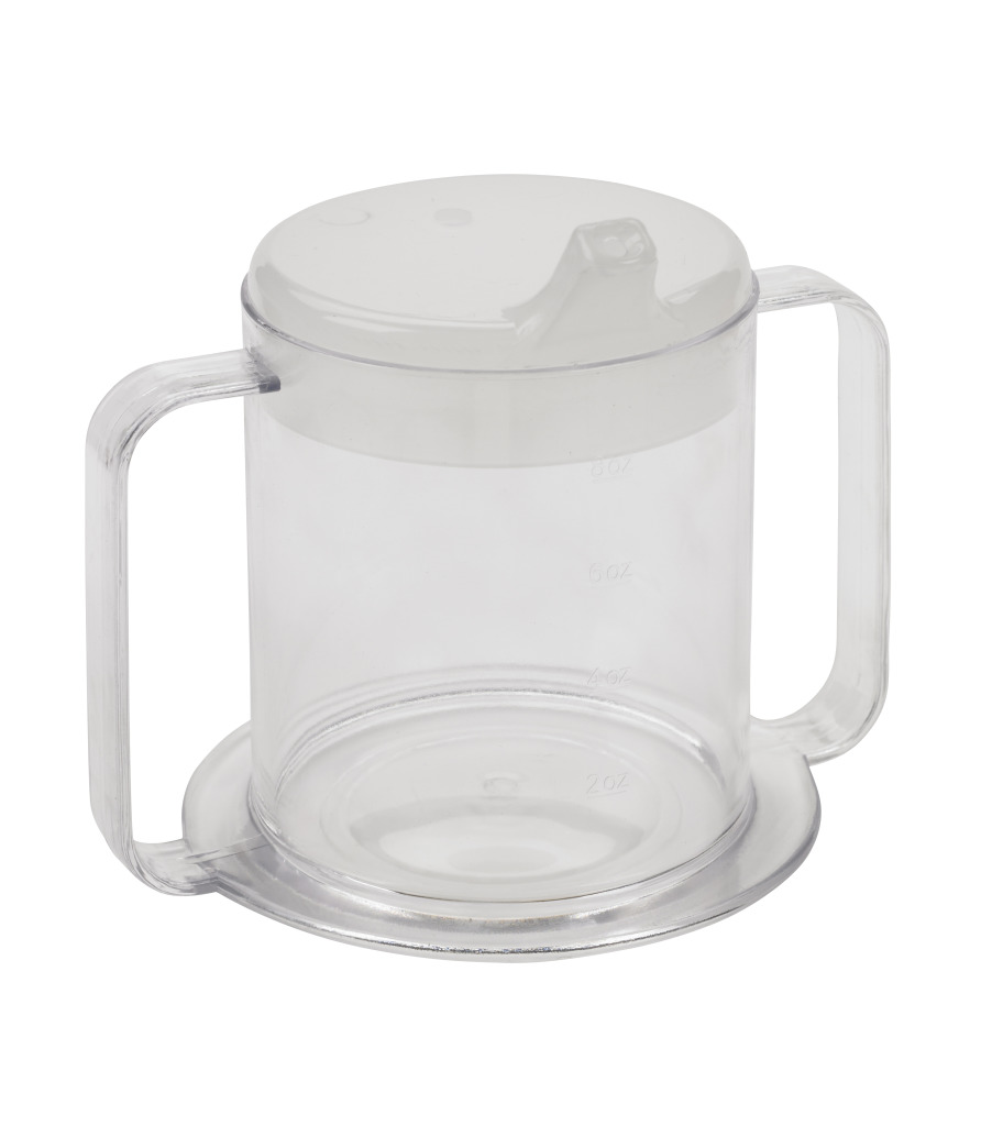 Clear 2Handle Drinking Cup for the Disabled