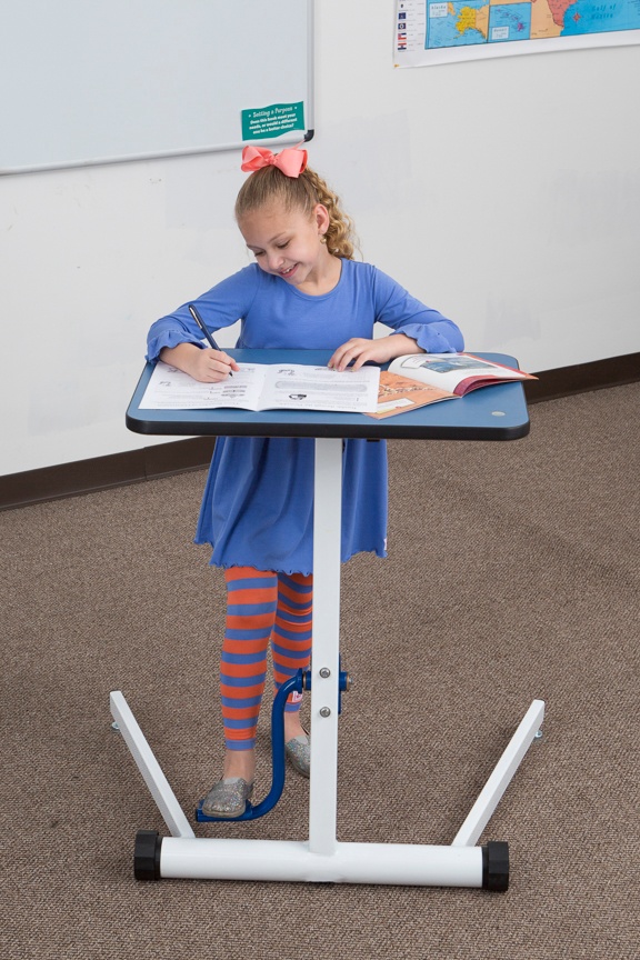 KidsFit Kinesthetic Classroom Standing Foot Fidget Desk