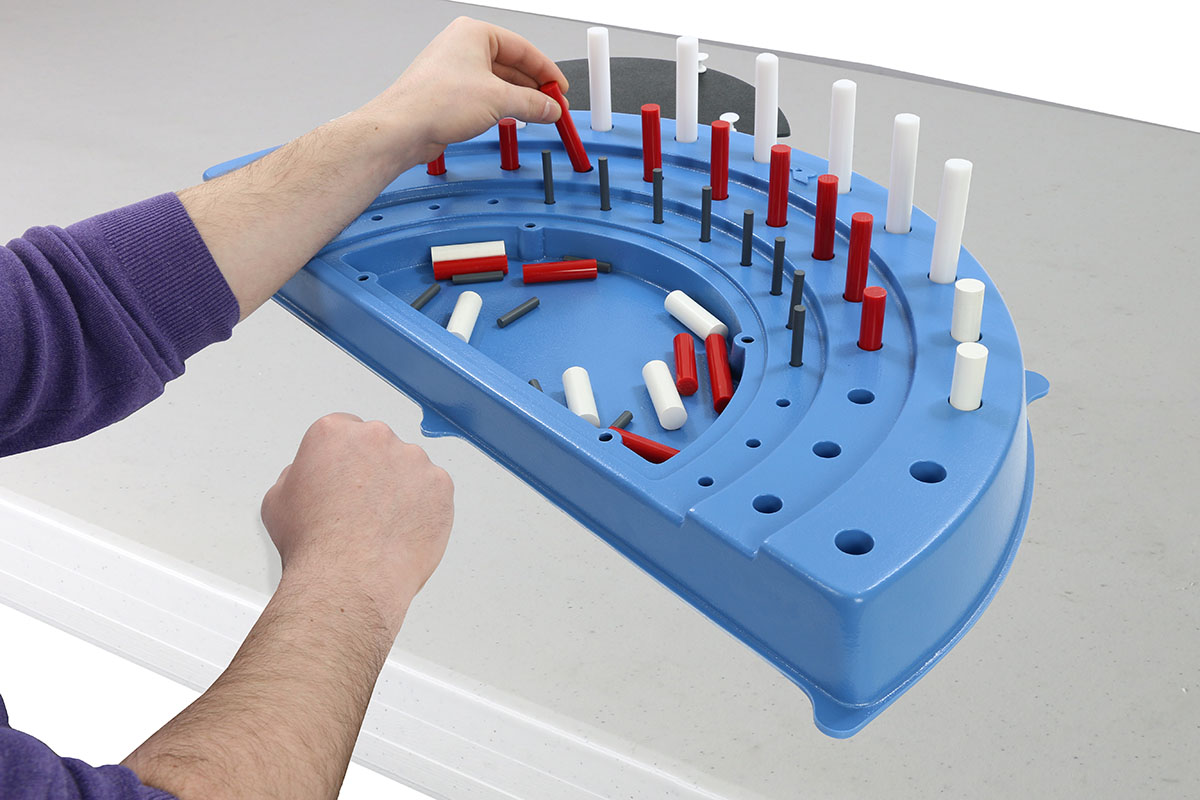 SemiCircular Pegboard for Upper Body Range of Motion Therapy