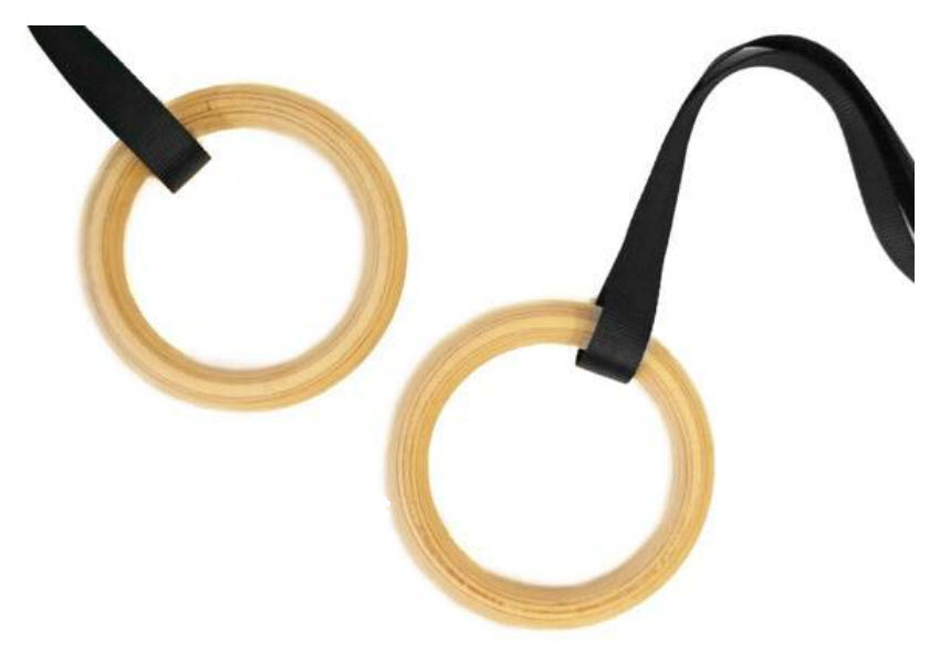 j/fit Wooden CrossFit Rings (pair)