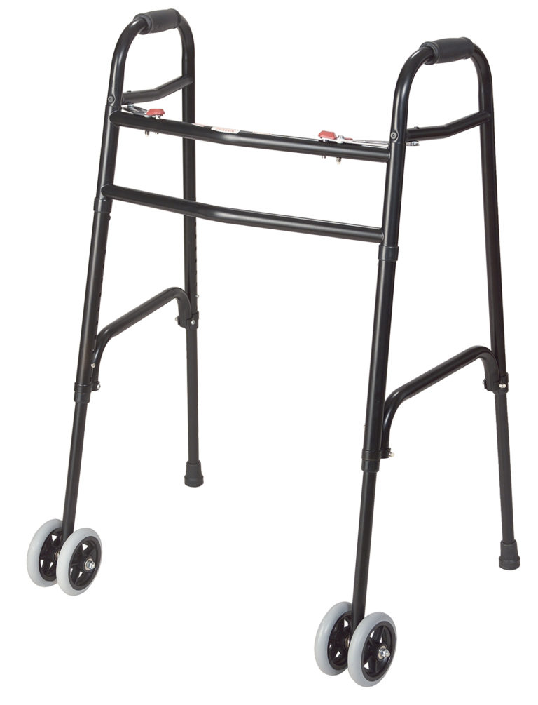 Bariatric Folding Walker with Rollator Capability