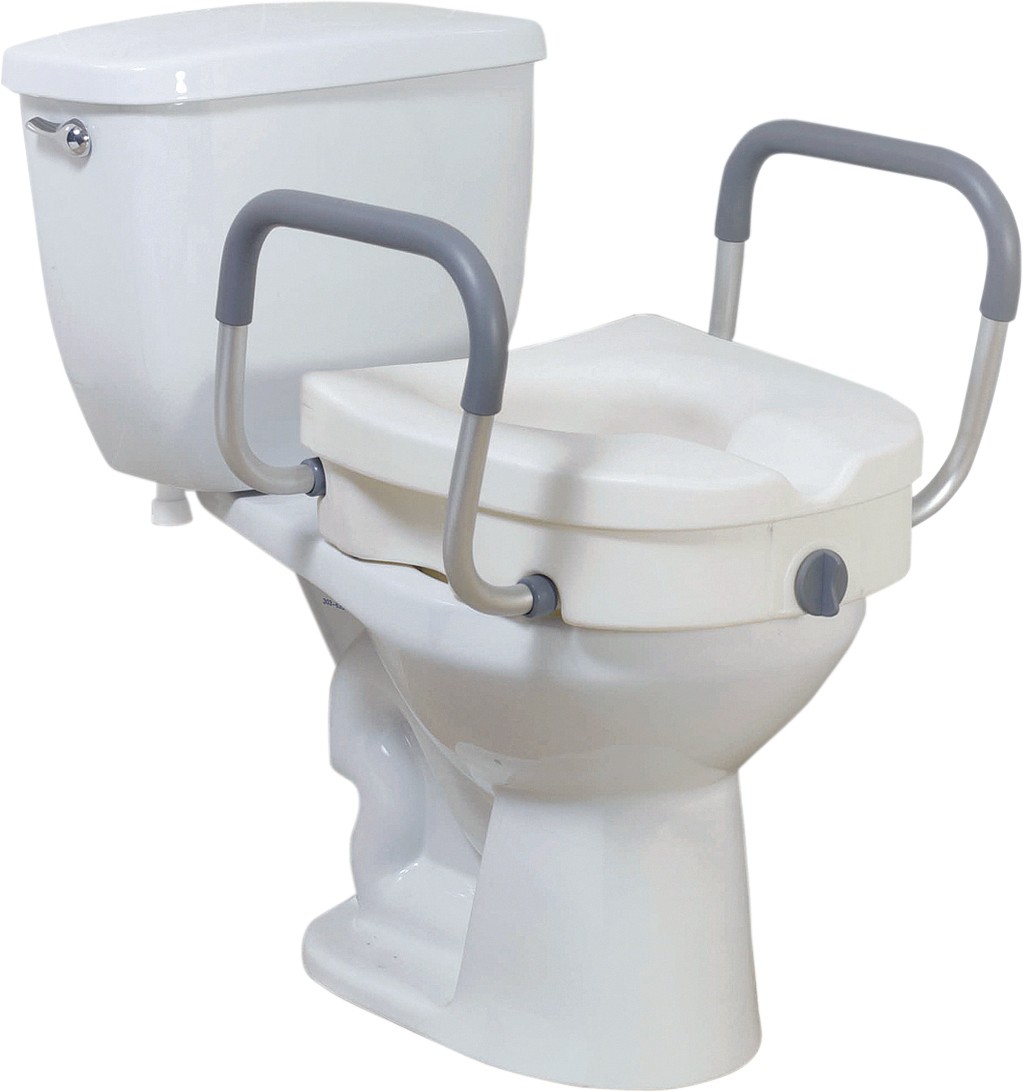 Drive Medical 2 In 1 Locking Elevated Toilet Seat