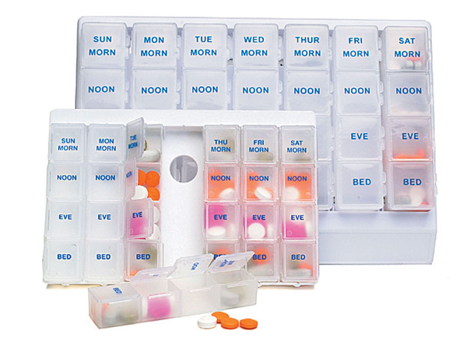 Weekly Deluxe Pill Box FOR SALE FREE Shipping