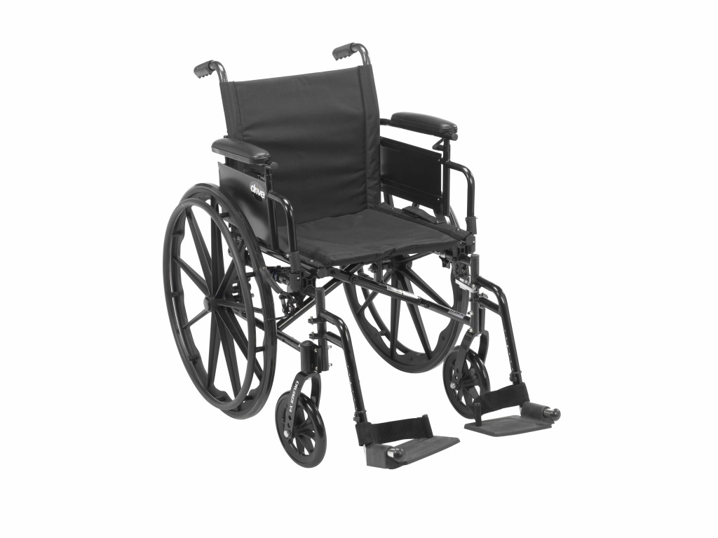 Drive Medical Cirrus IV Lightweight Wheelchair with FlipBack Arm and