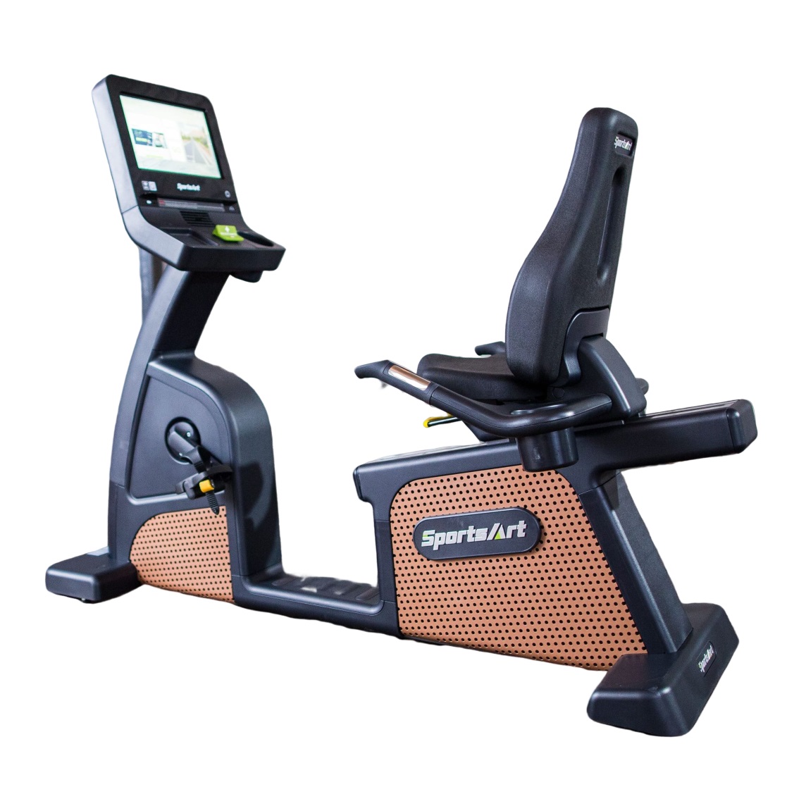 Cardiovascular and Full Body Fitness Recumbent Bike with Touchscreen