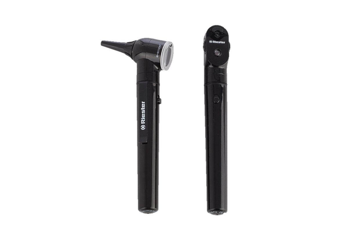 Riester EScope Otoscopes or Ophthalmoscopes with AA Handle and Case