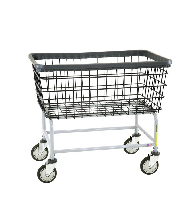 Details about   VEVOR Commercial Laundry Cart Wire Basket 4.5 Bushel Heavy Duty w/ 5'' Wheels 