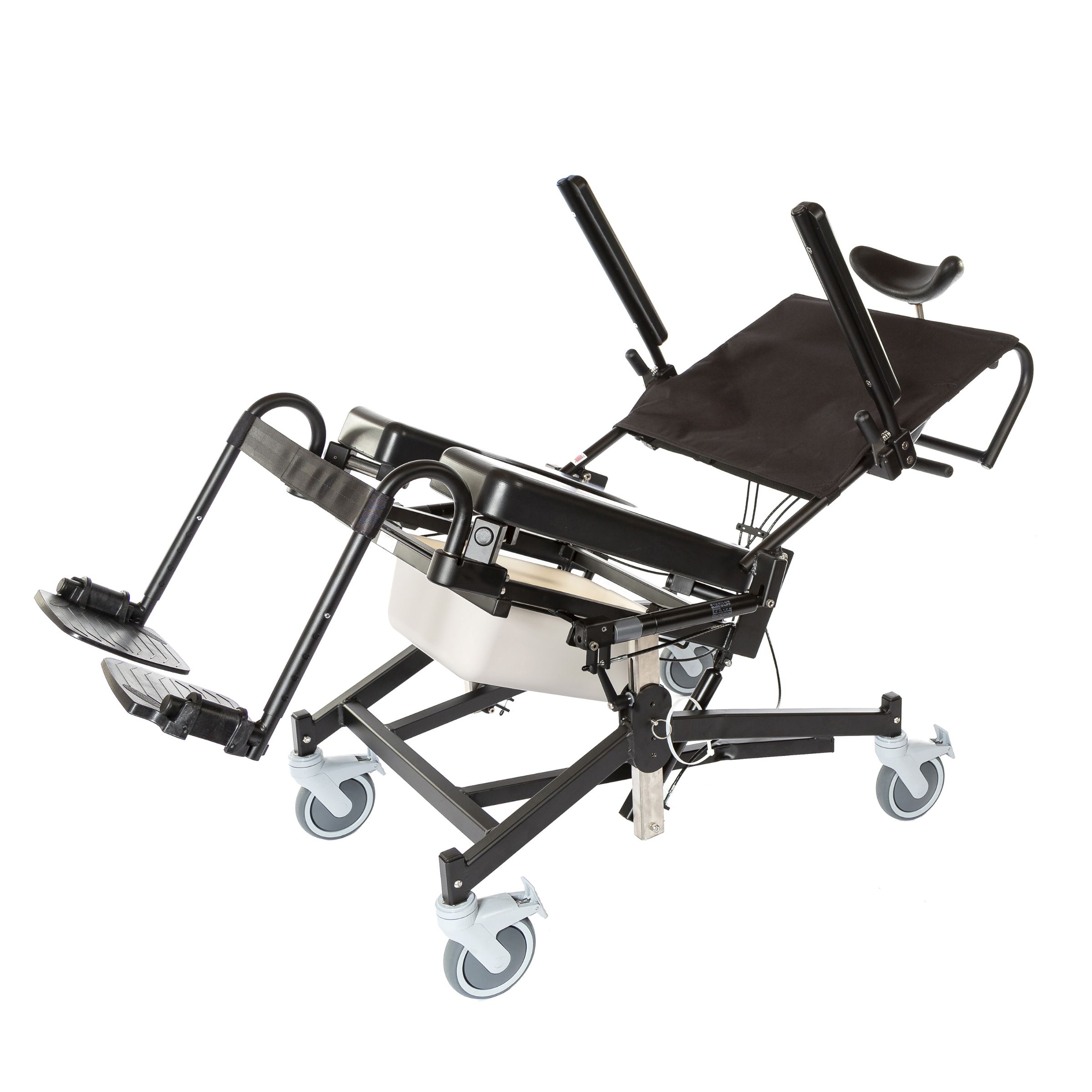 TiltinSpace Shower Commode Chair with Seat Height Adjustment