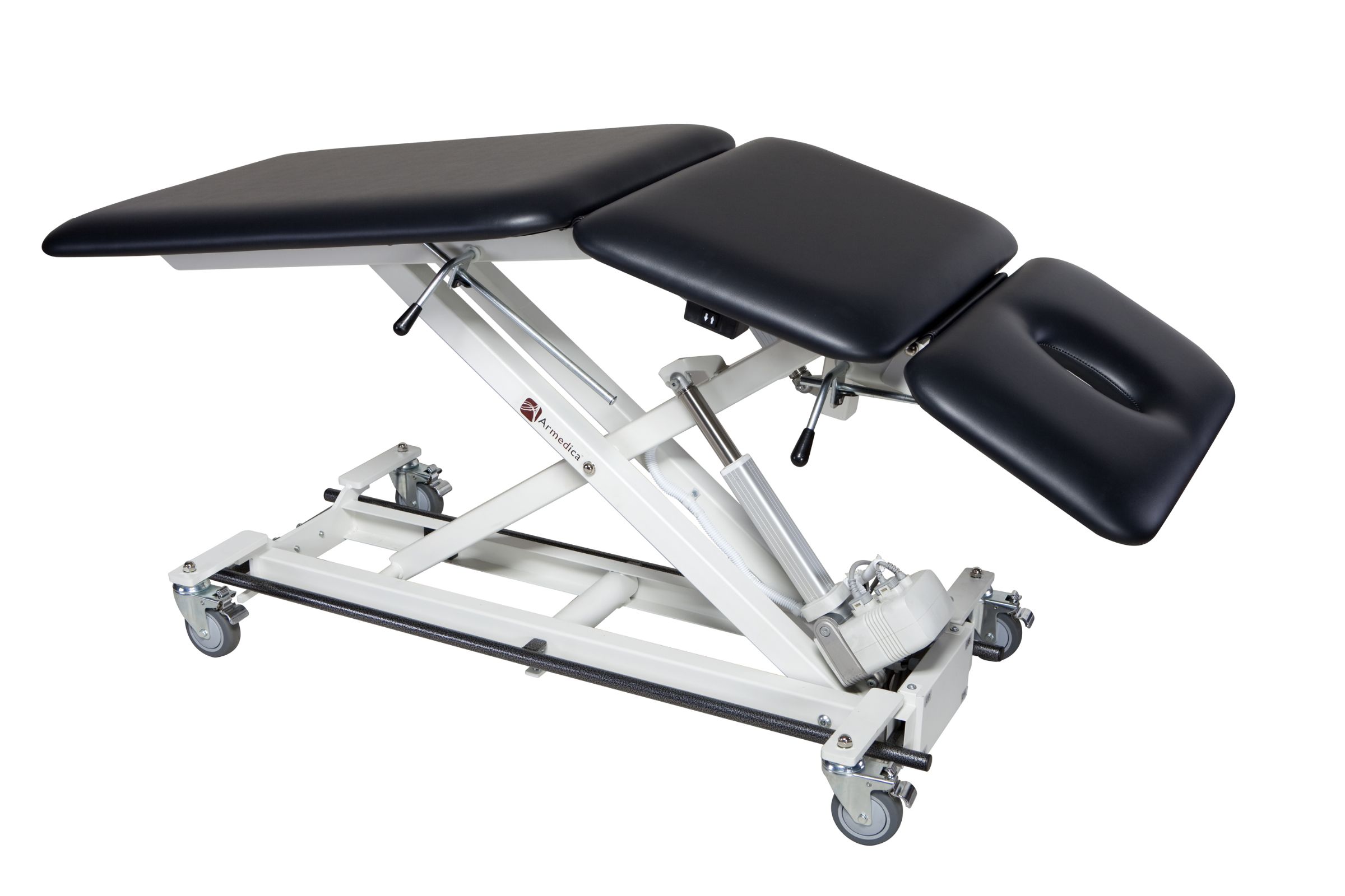 High Low Treatment Table with Bar Activation by Armedica