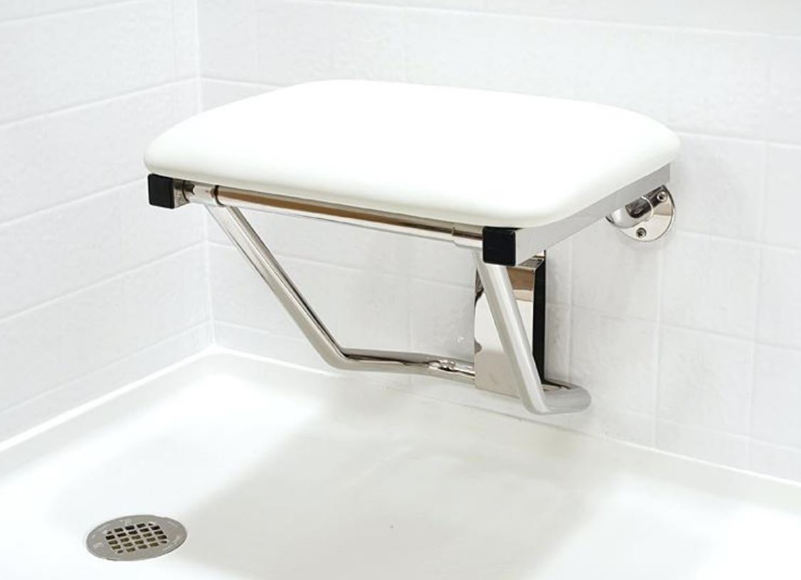 Small Wall Mounted Shower Transfer Bench