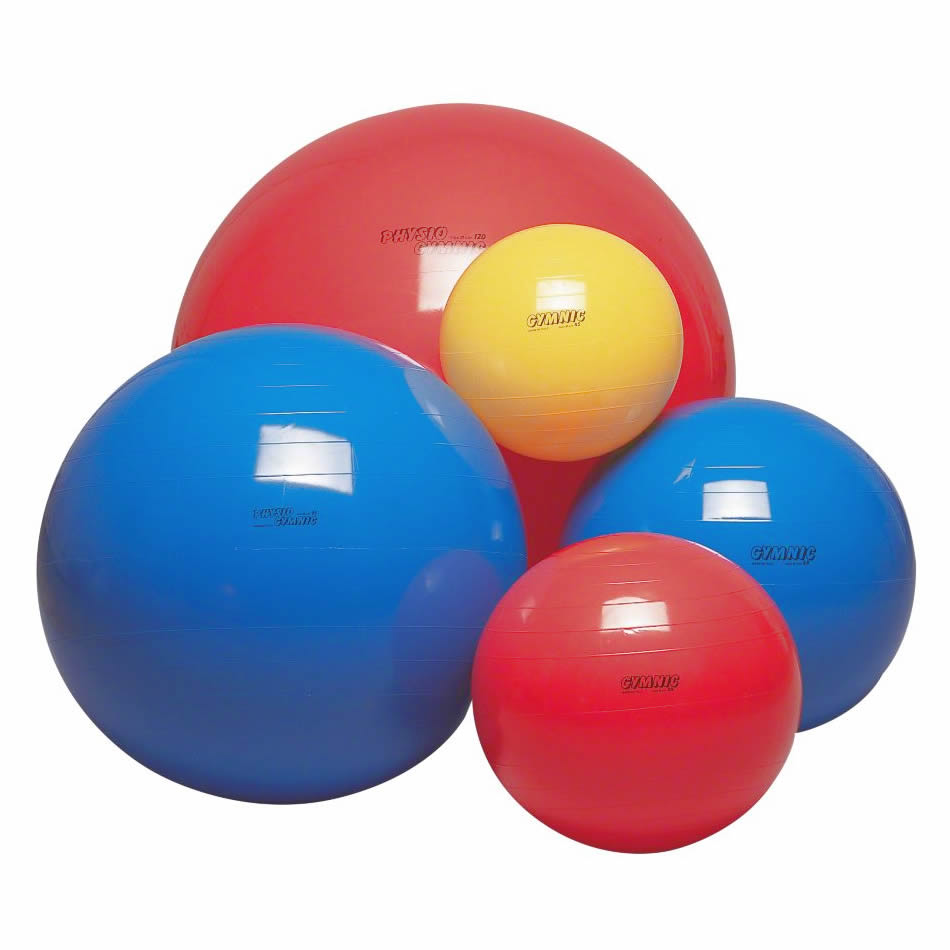 gym ball with handle