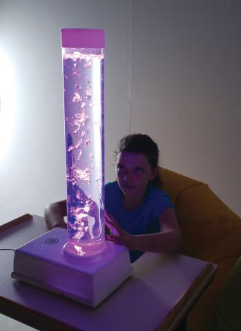 Tabletop Light Up Bubble Tube for Visual Stimulation