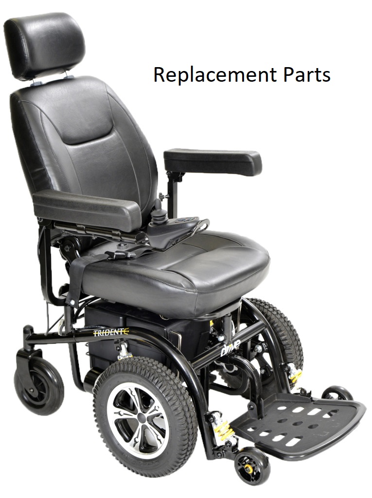 Replacement Parts for Trident FrontWheel Drive Power Wheelchairs
