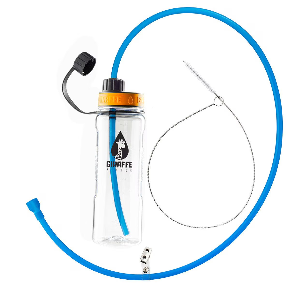 Giraffe Bottle Journey System Clear Tritan Hands-Free Water Bottle