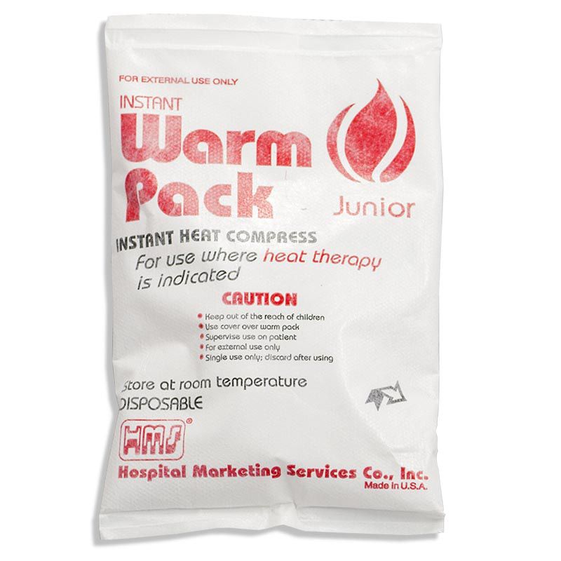Comfort Warm Instant Hot Packs for Heat Therapy, Case of 24