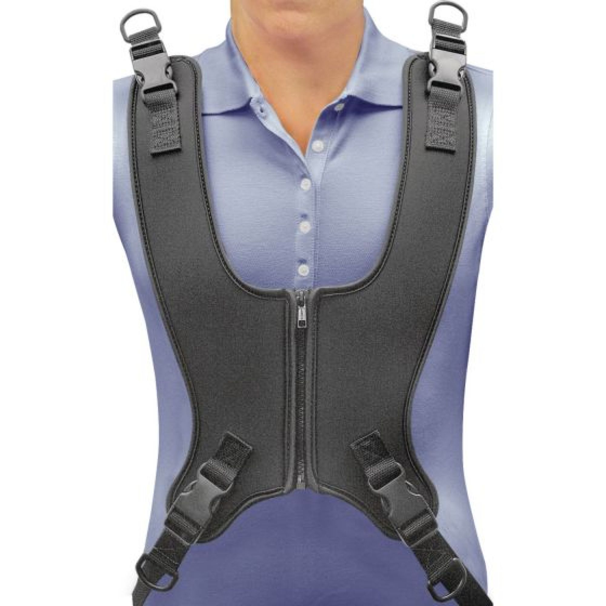Corrective support corset - vest with hooks, zipper and shoulder straps -  . Gift Ideas