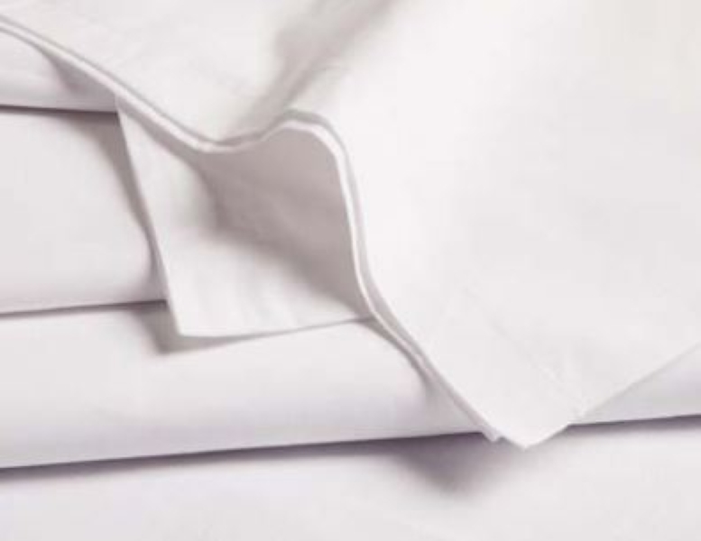 Hospitex Muslin Flat Sheets, Case of 12 FREE Shipping