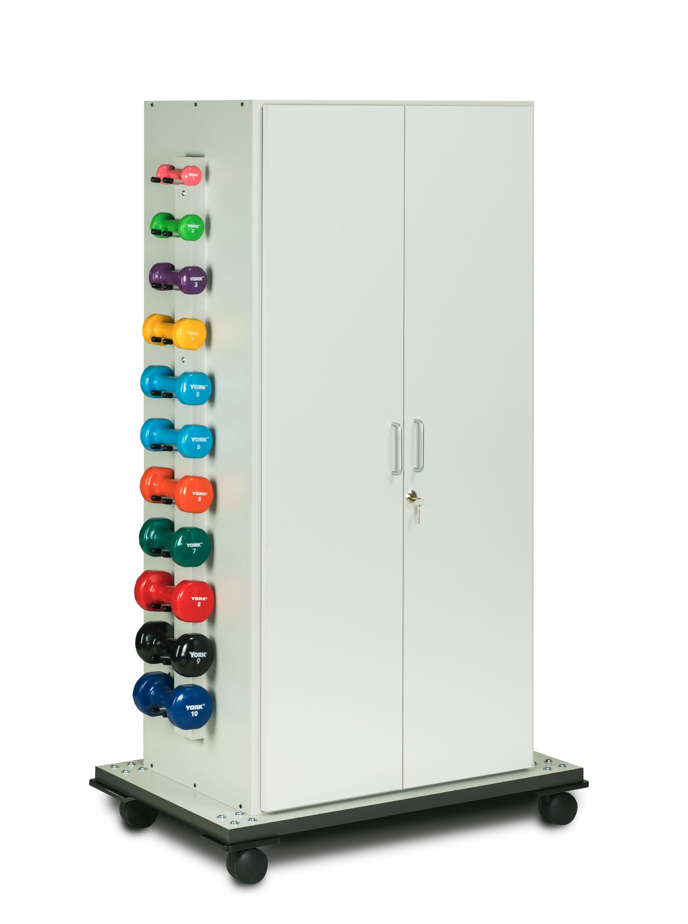 Weight storage top cabinet