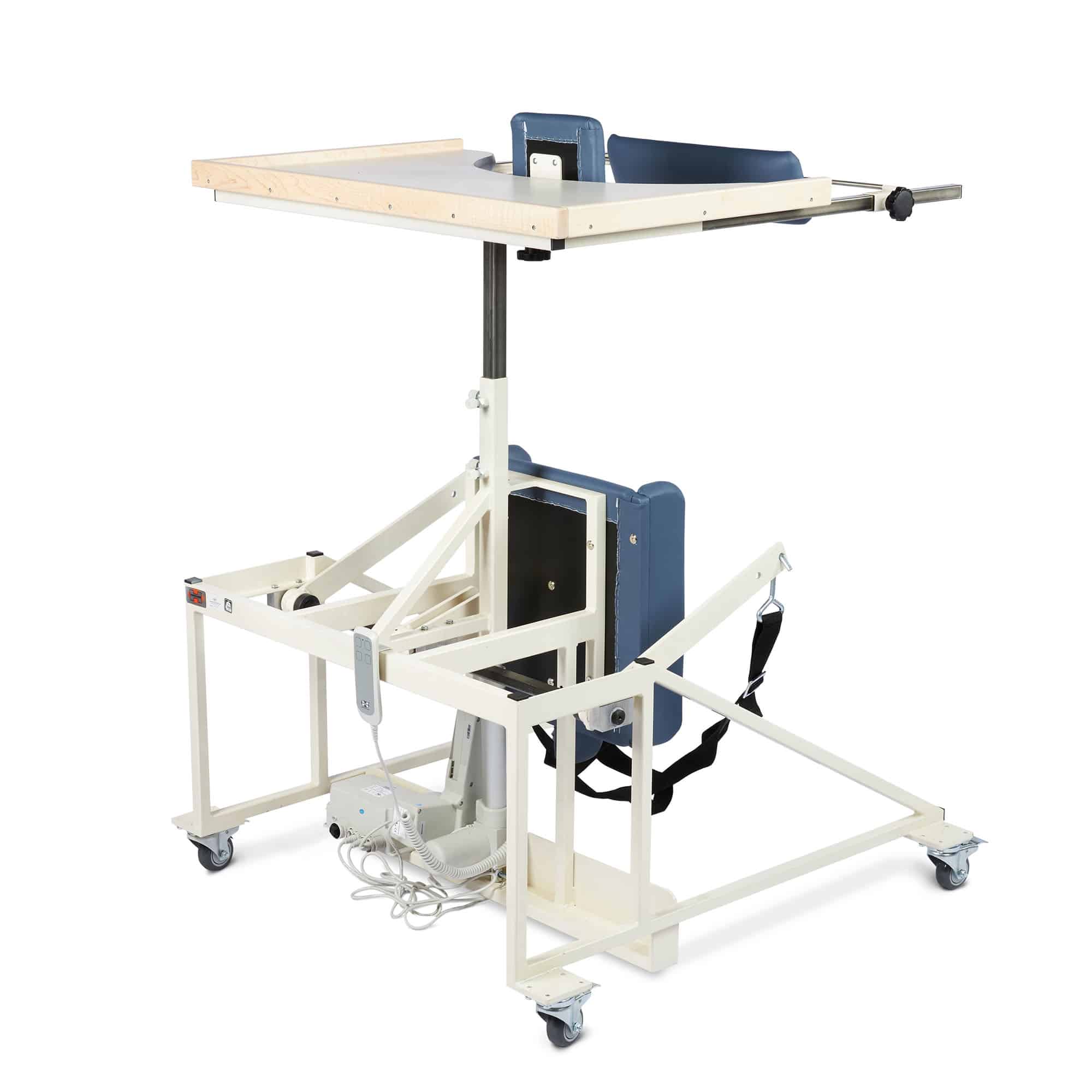 Bariatric Electric Hi-Lo Stand-In Table and Electric Patient Lift with 500 lbs. Capacity and Locking Base image