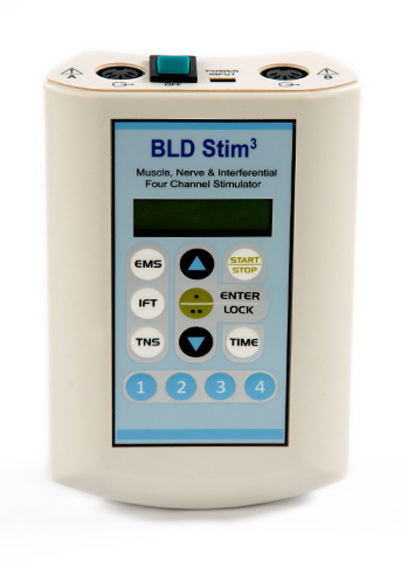 BLD Stim 3 Muscle, Nerve, and Interferential Four Channel Stimulator