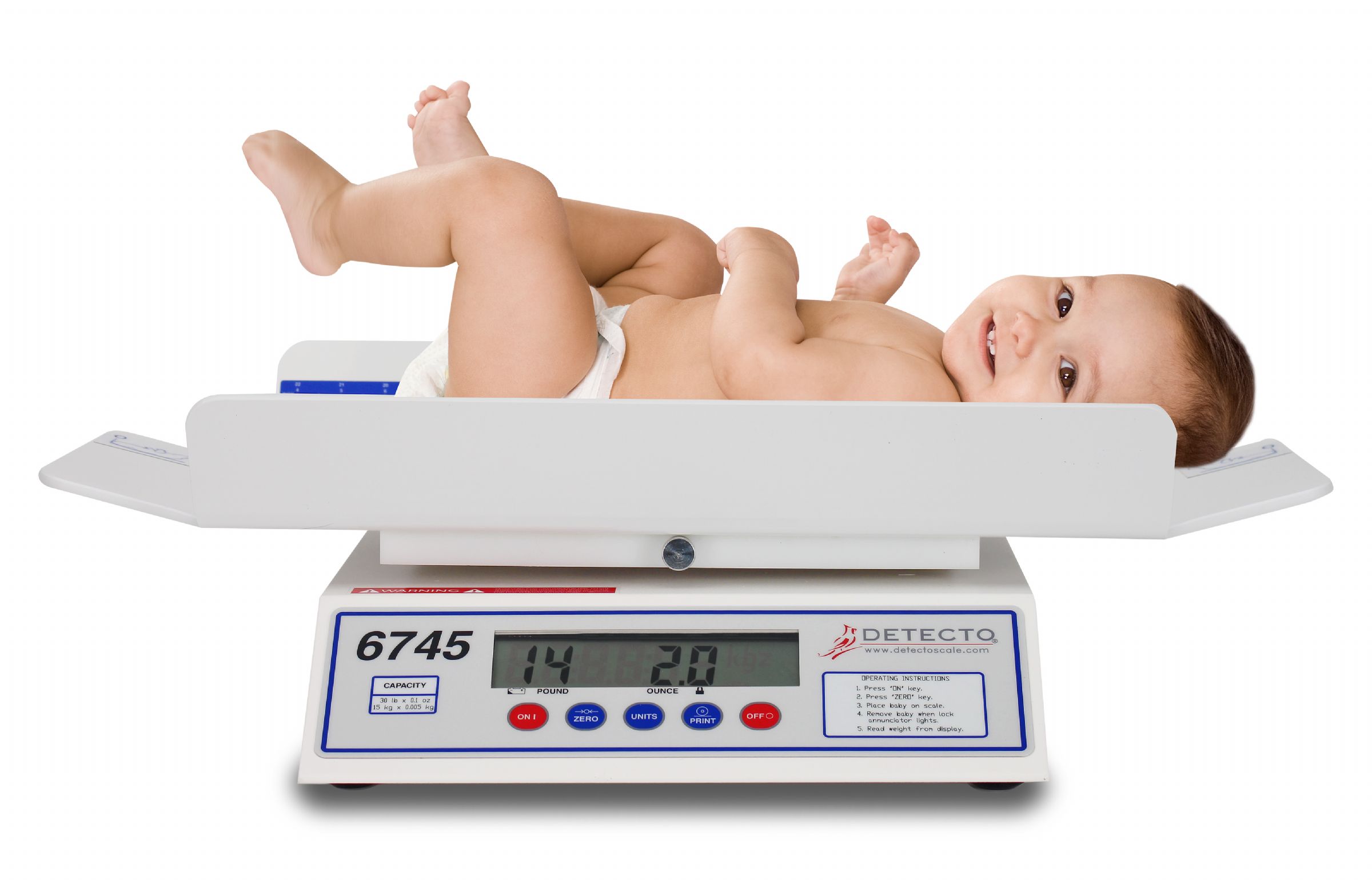 Detecto 6745 Digital Baby Scale