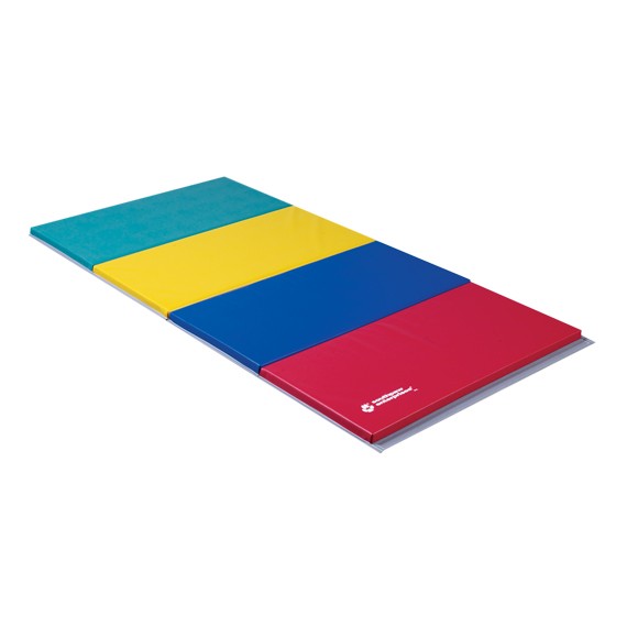Folding Panel Gymnastics Gym Fitness Exercise Multi-Color Mats/Yoga Mats 8'x3' 