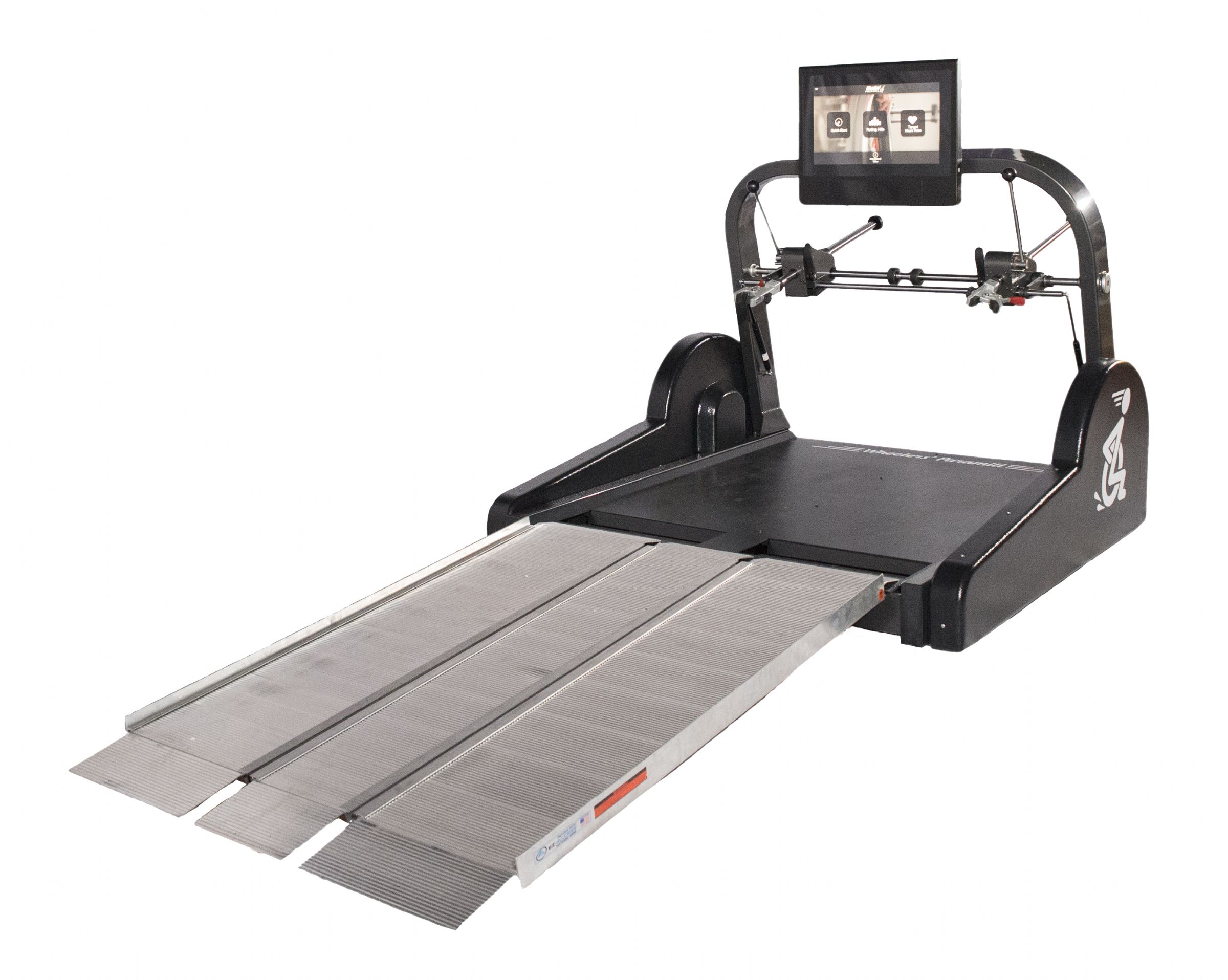 Paramill Olympus Elite Wide Split Roller Wheelchair Treadmill