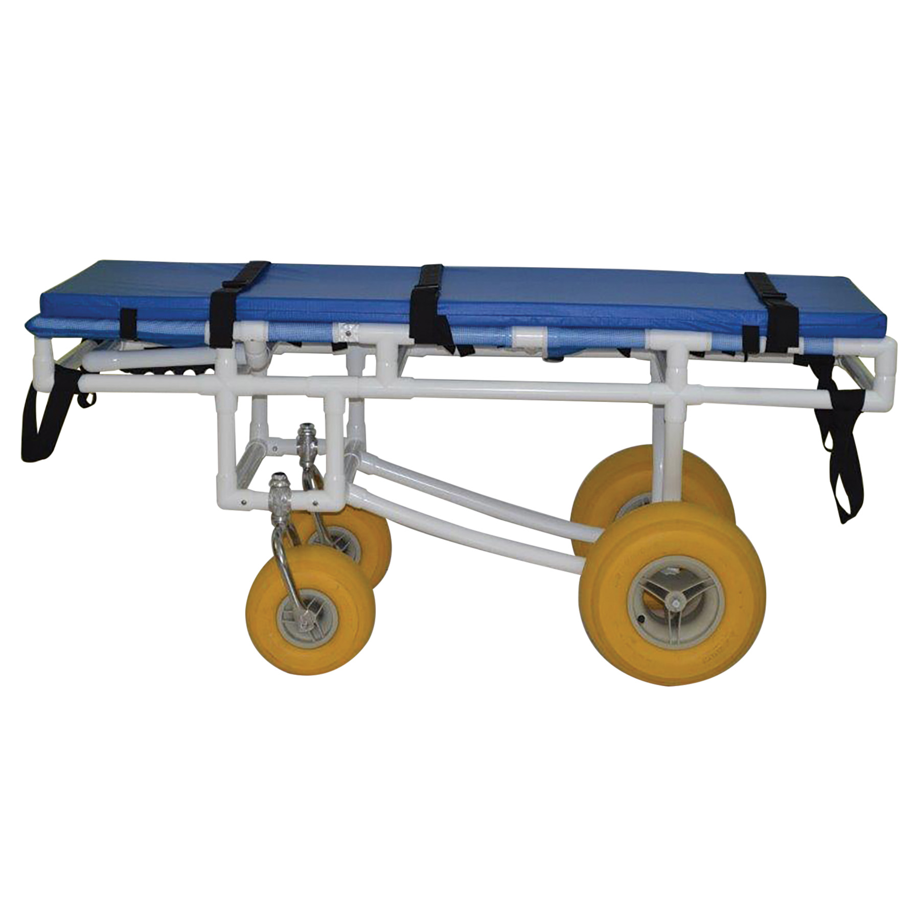 All Terrain Stretcher with NonCorrosive Wheel Bearings
