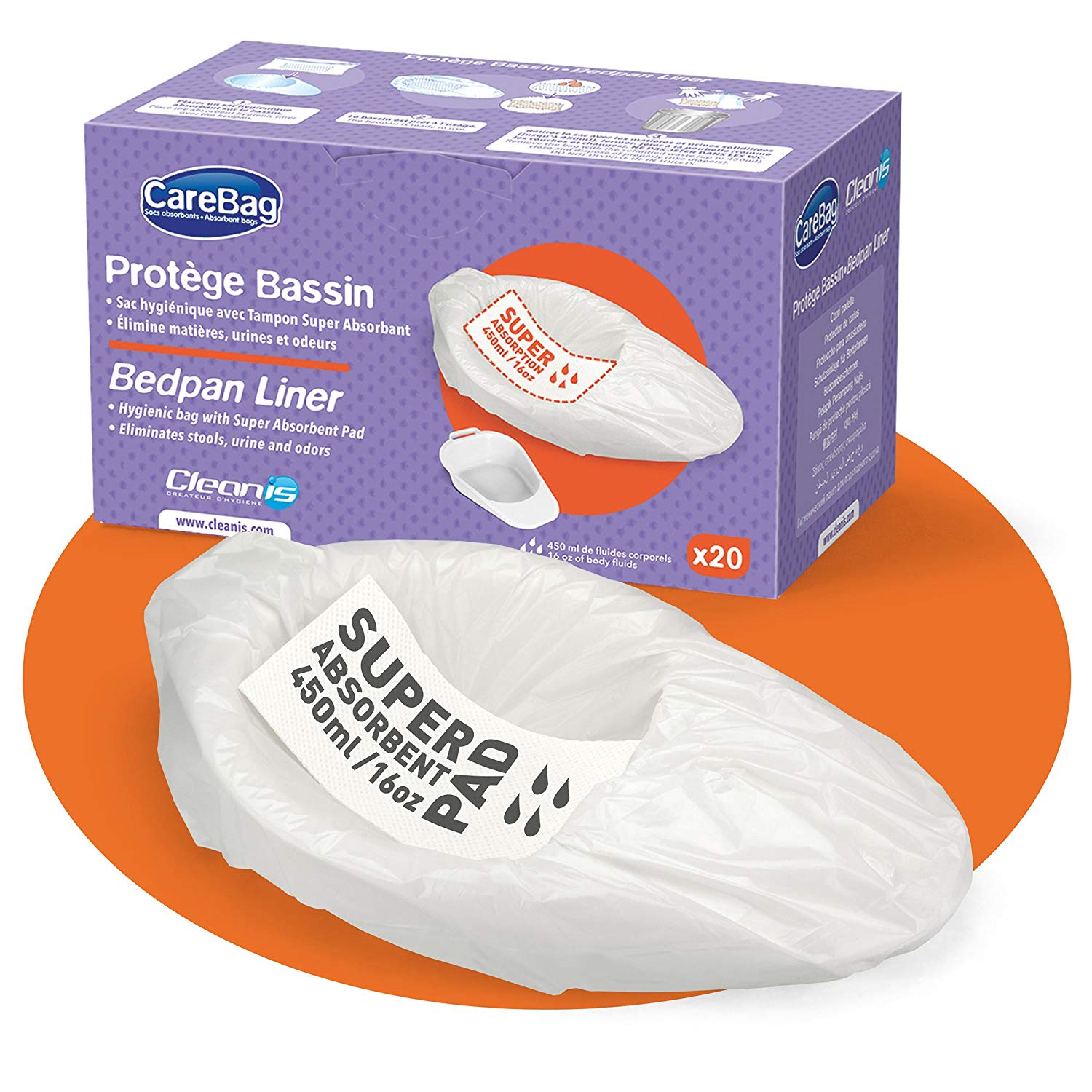 Cleanis CareBag Bed Pan Liner ON SALE FREE Shipping