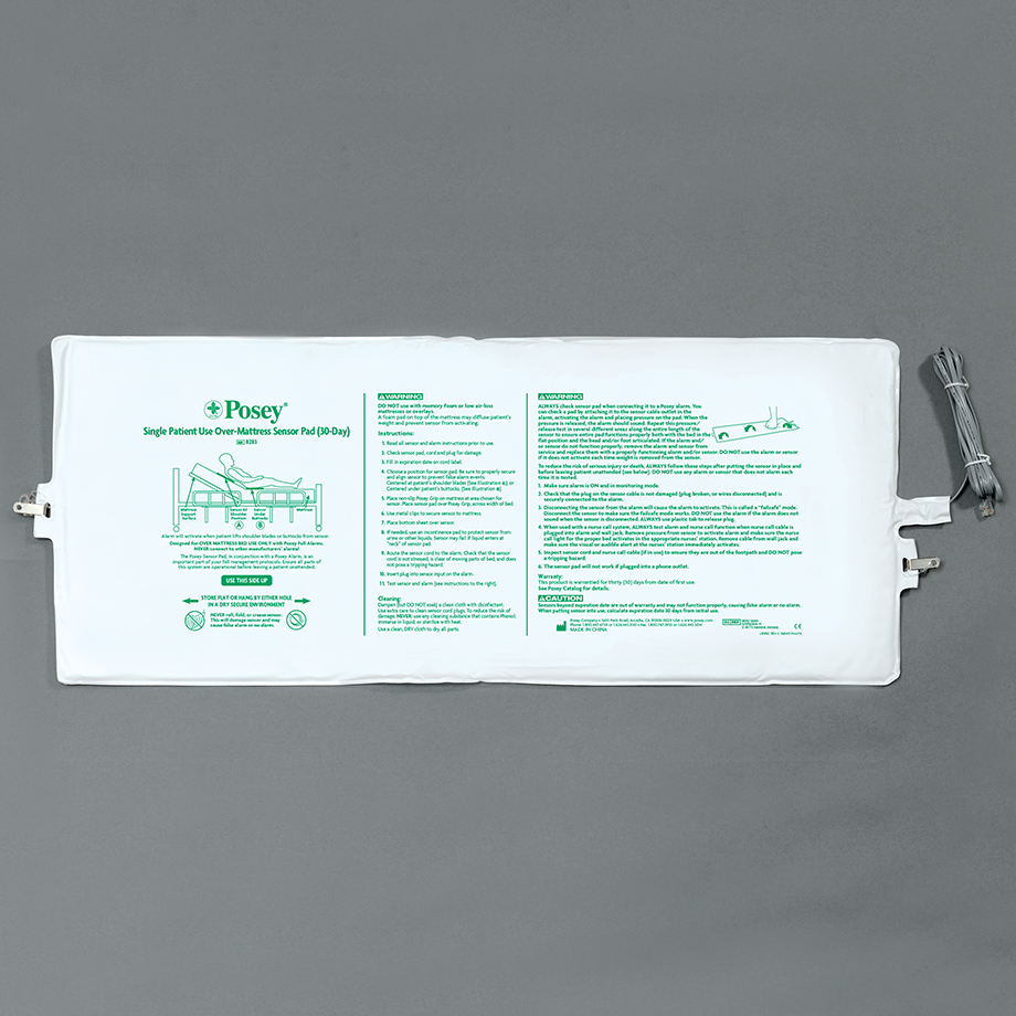 Mattress Brand Reviews >> Posey Single Patient Use 30-Day Over Mattress Bed Sensor Mattress Brand Reviews >> Posey Single Patient Use 30-Day Over Mattress Bed Sensor