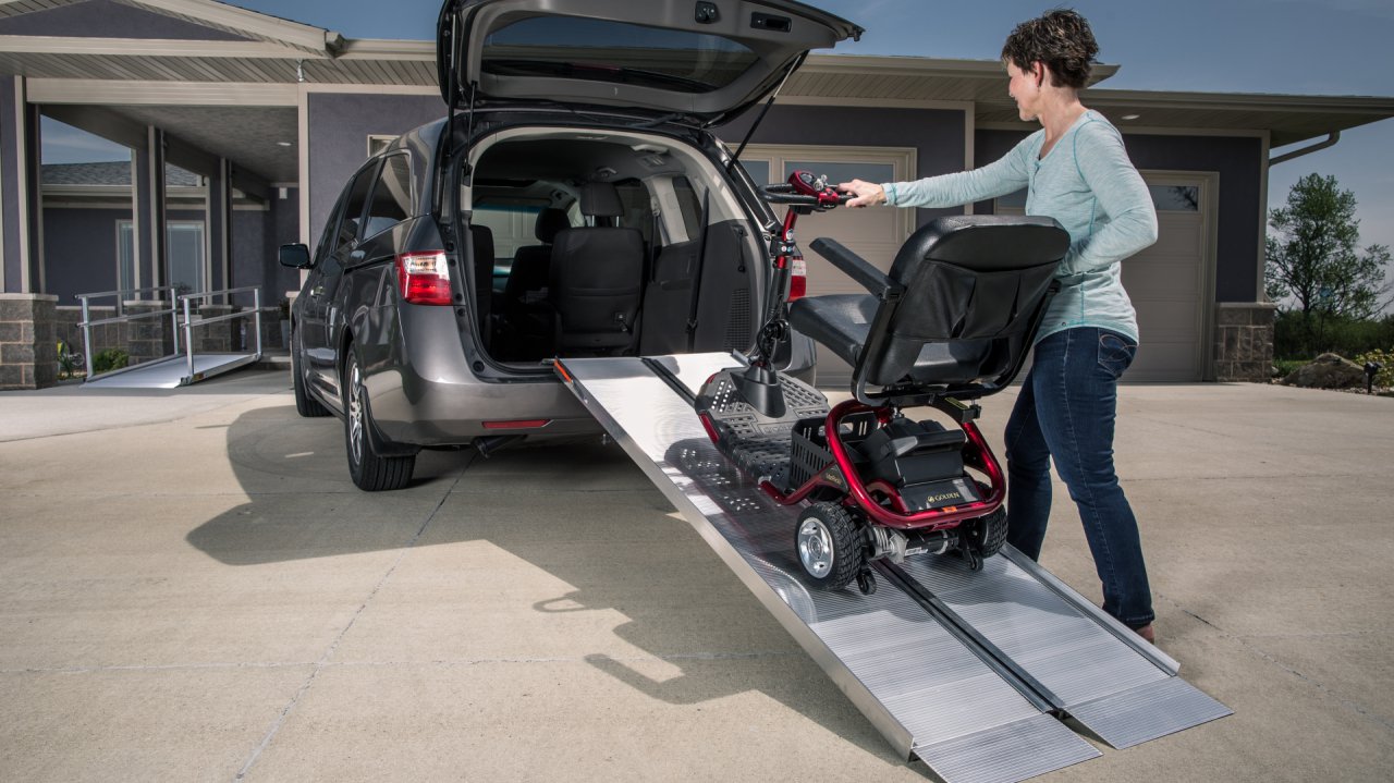 Suitcase Singlefold Ramp by EZ ACCESS Ramps