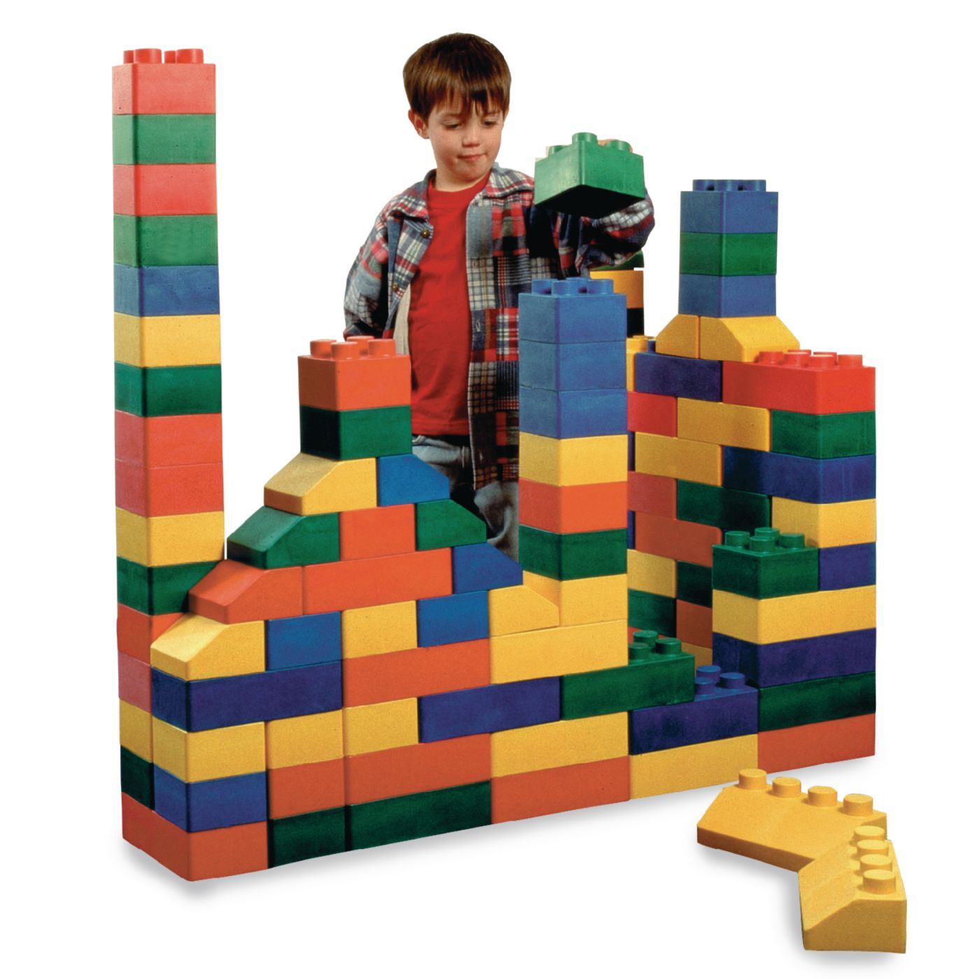 colored building blocks