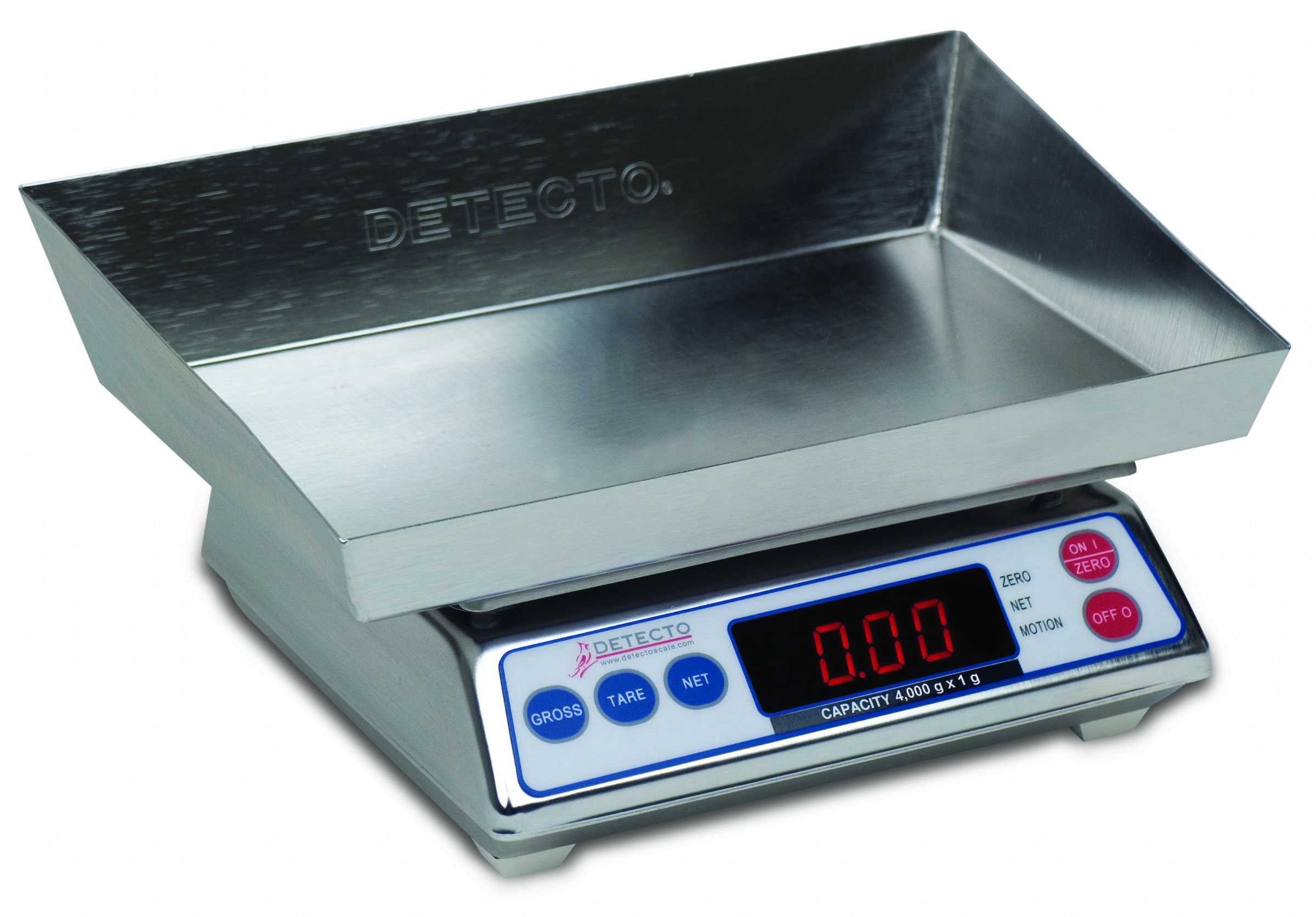 Detecto Stainless Steel Digital Diaper Scale with Removable Tray