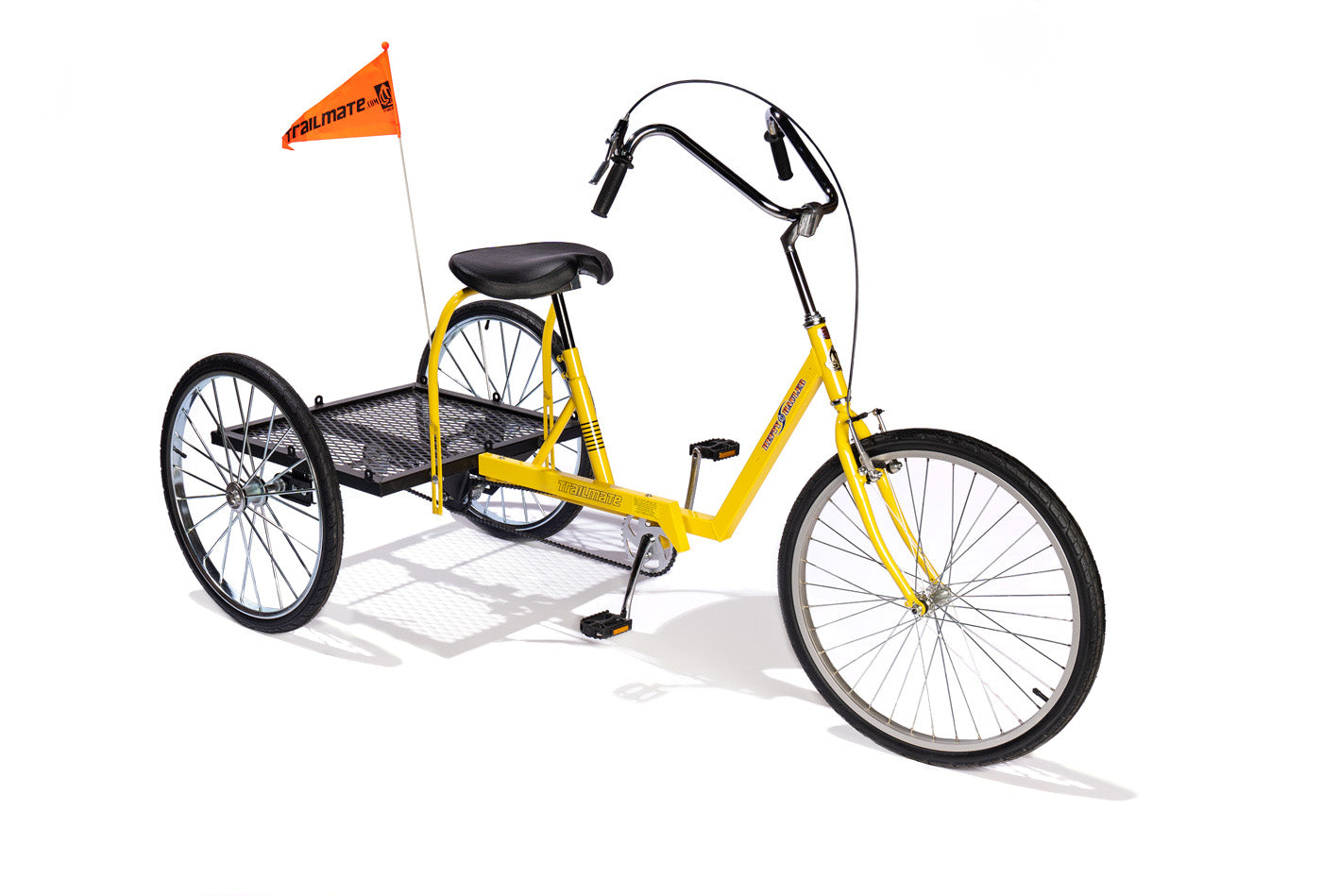 Adult Tricycle with Flatbed Cargo Rack Hefty Hauler by Trailmate