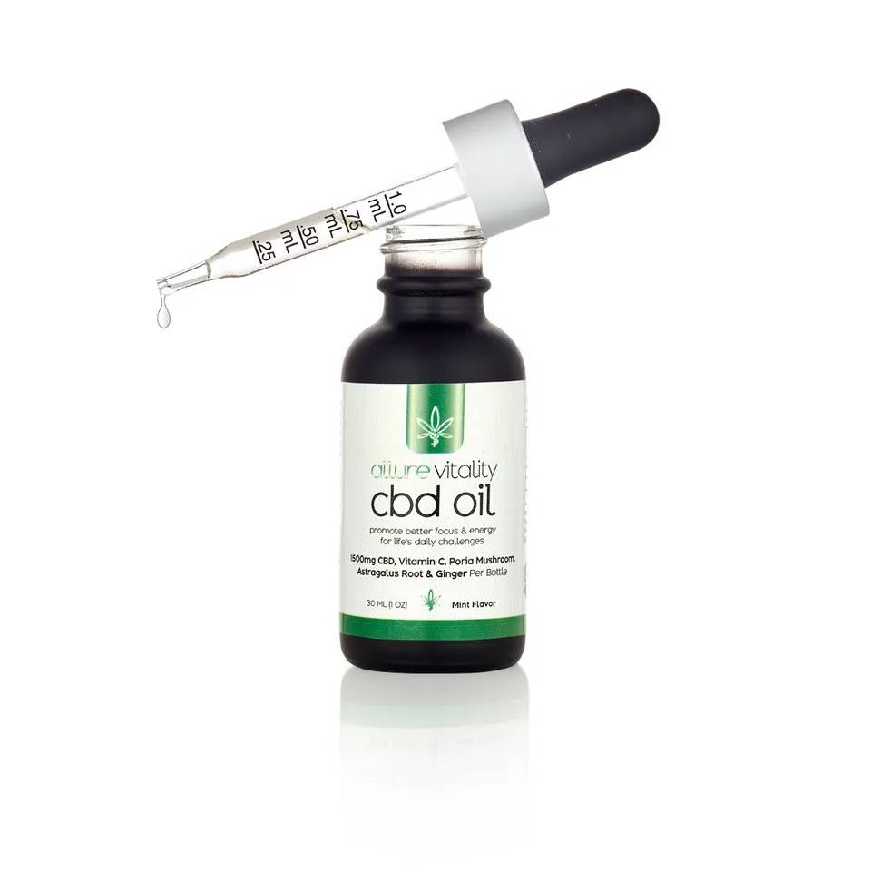 CBD MCT Oil with 1500mg CBD Dosage - Allure Vitality Tincture