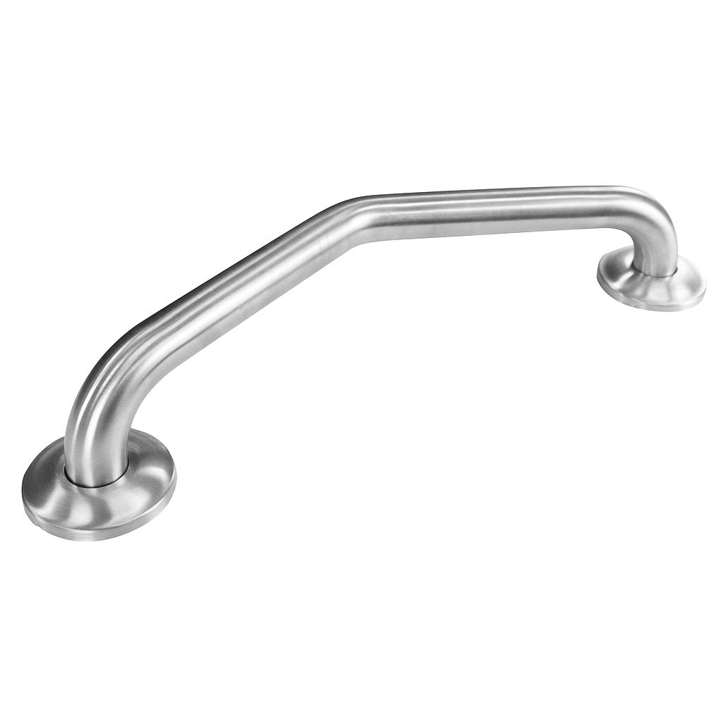 ADA Compliant Angled Metal Bathroom Grab Bar by Vive Health