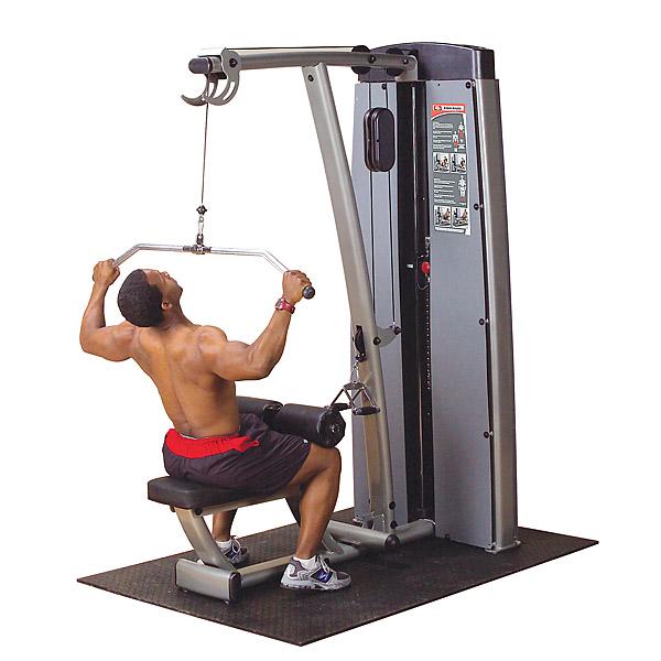 Body Solid Pro Dual Lat Pulldown With Mid Row Machine 