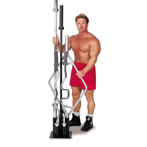 Body Solid Olympic Weight Lifting Bar Storage Holder Rack