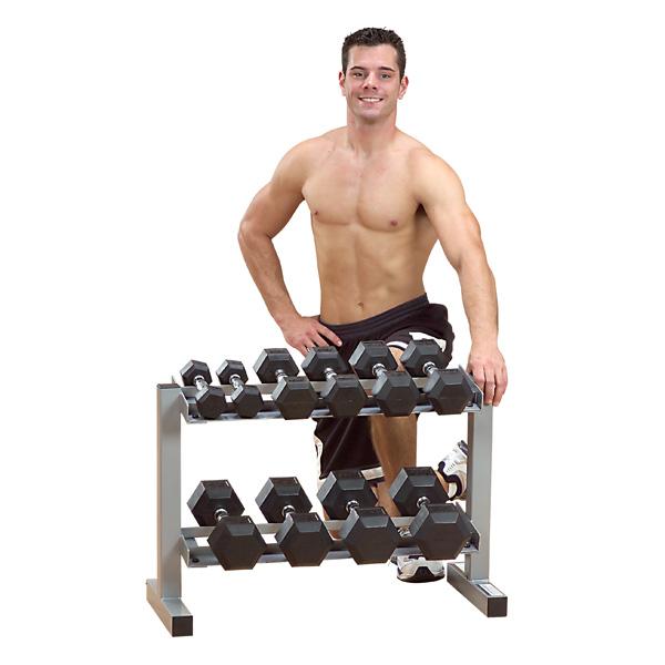 Body Solid Commercial 3 Tier Dumbbell Rack