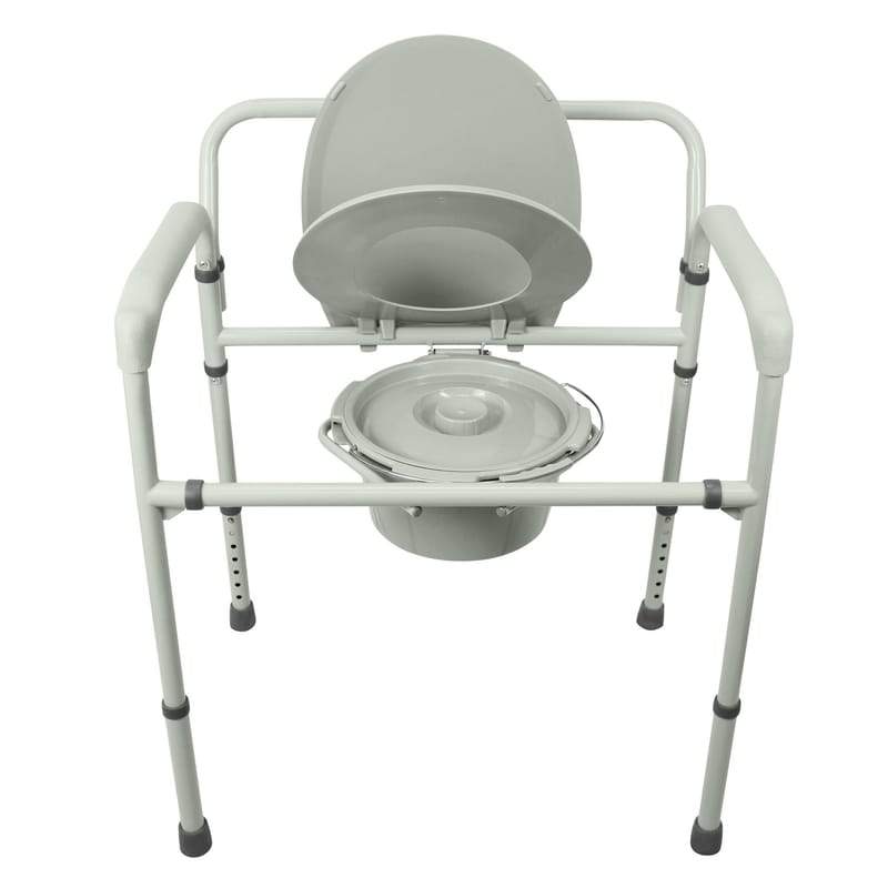 Vive Health Bariatric Commode for Bedside Toileting 500 lbs