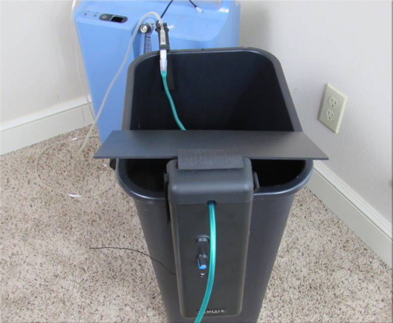 O2Remote Oxygen Tubing Dispenser and Retraction Device