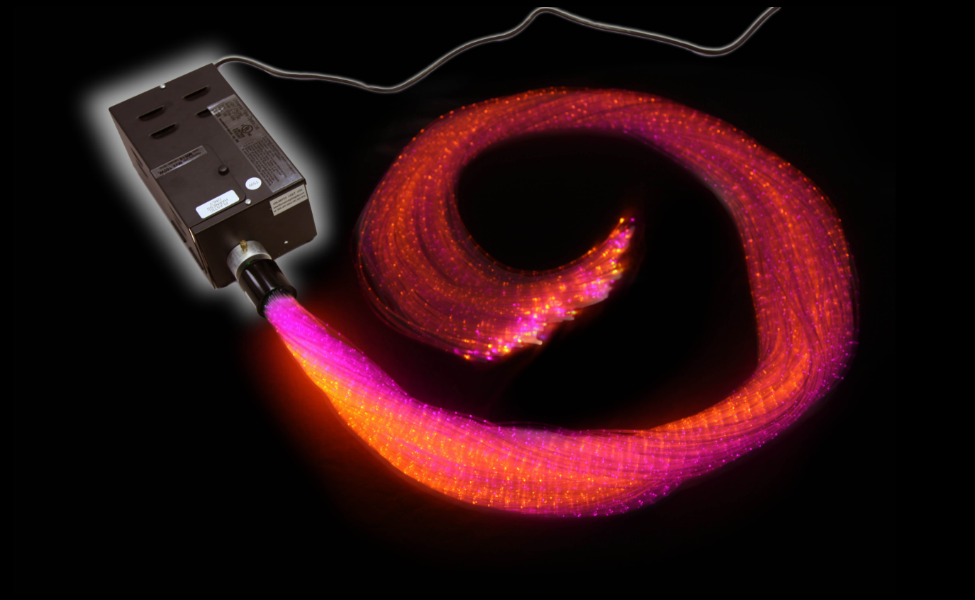 Fiber Optic Spray Lights for Soothing Sensory Spaces