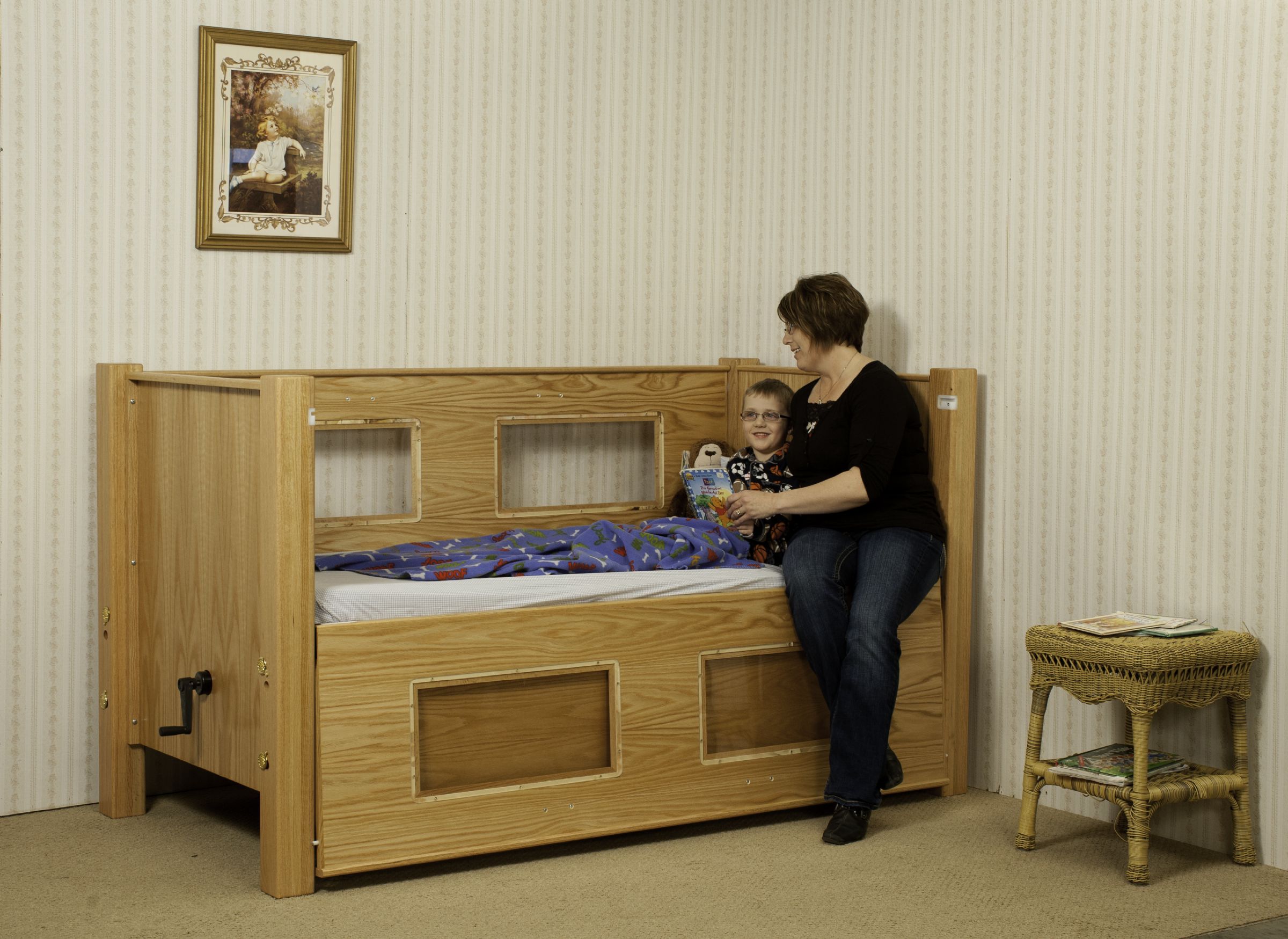 Slumber Series Fully-Adjustable Electric Safety Bed