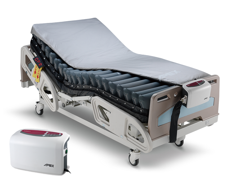 alternating pressure low air loss mattress system