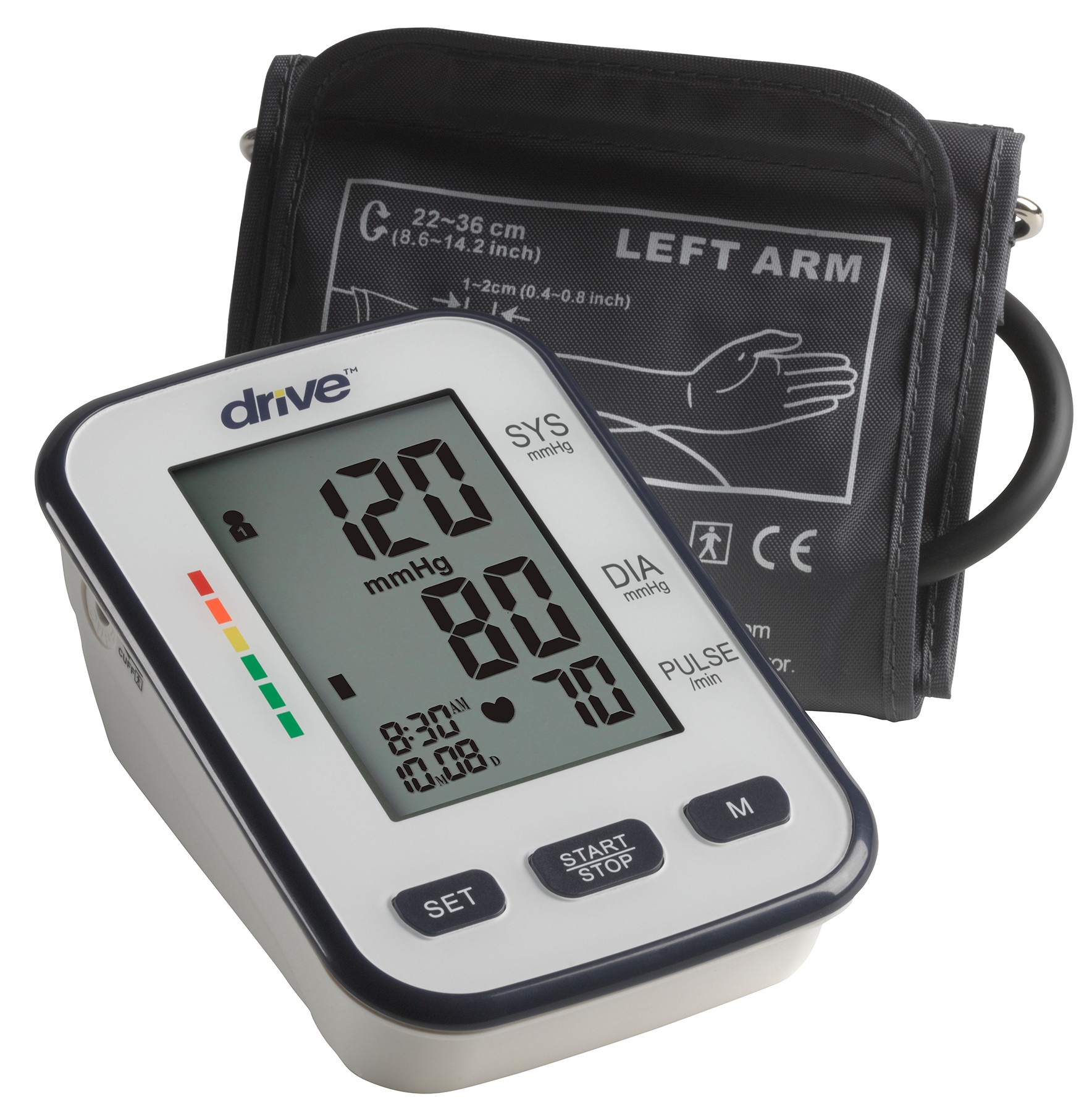 Automatic Forearm/Upper Arm Blood Pressure Monitor by HealthSmart