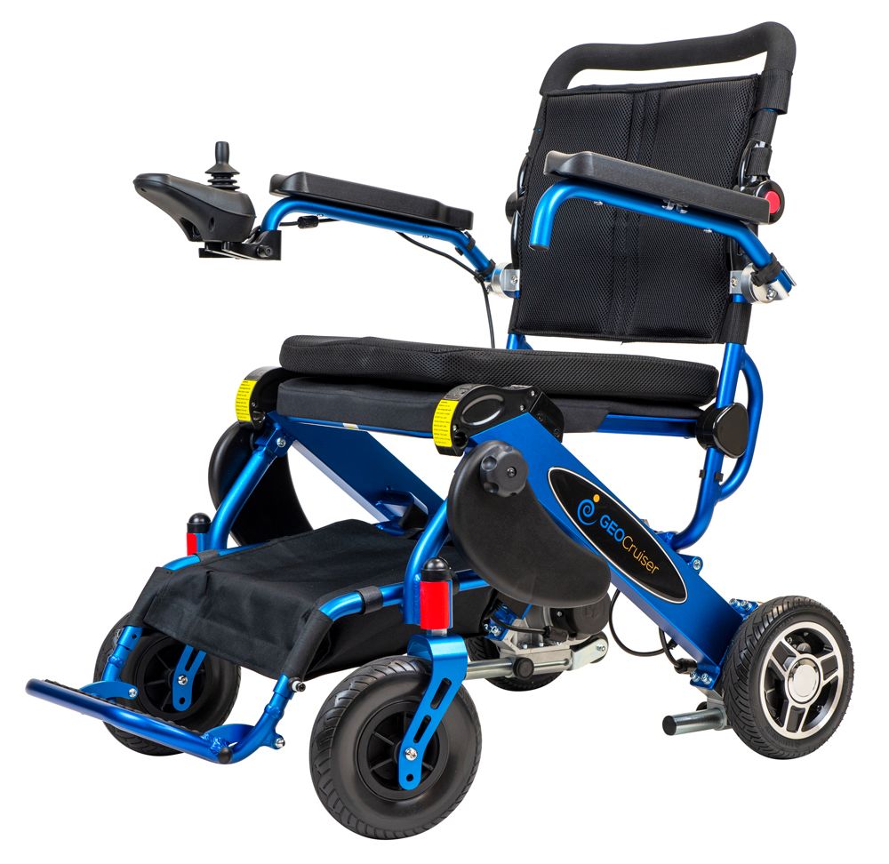 Cruiser compact fold and positioning wheelchair outlet