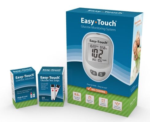 Easy Touch BlueLink Glucose Meter Kit