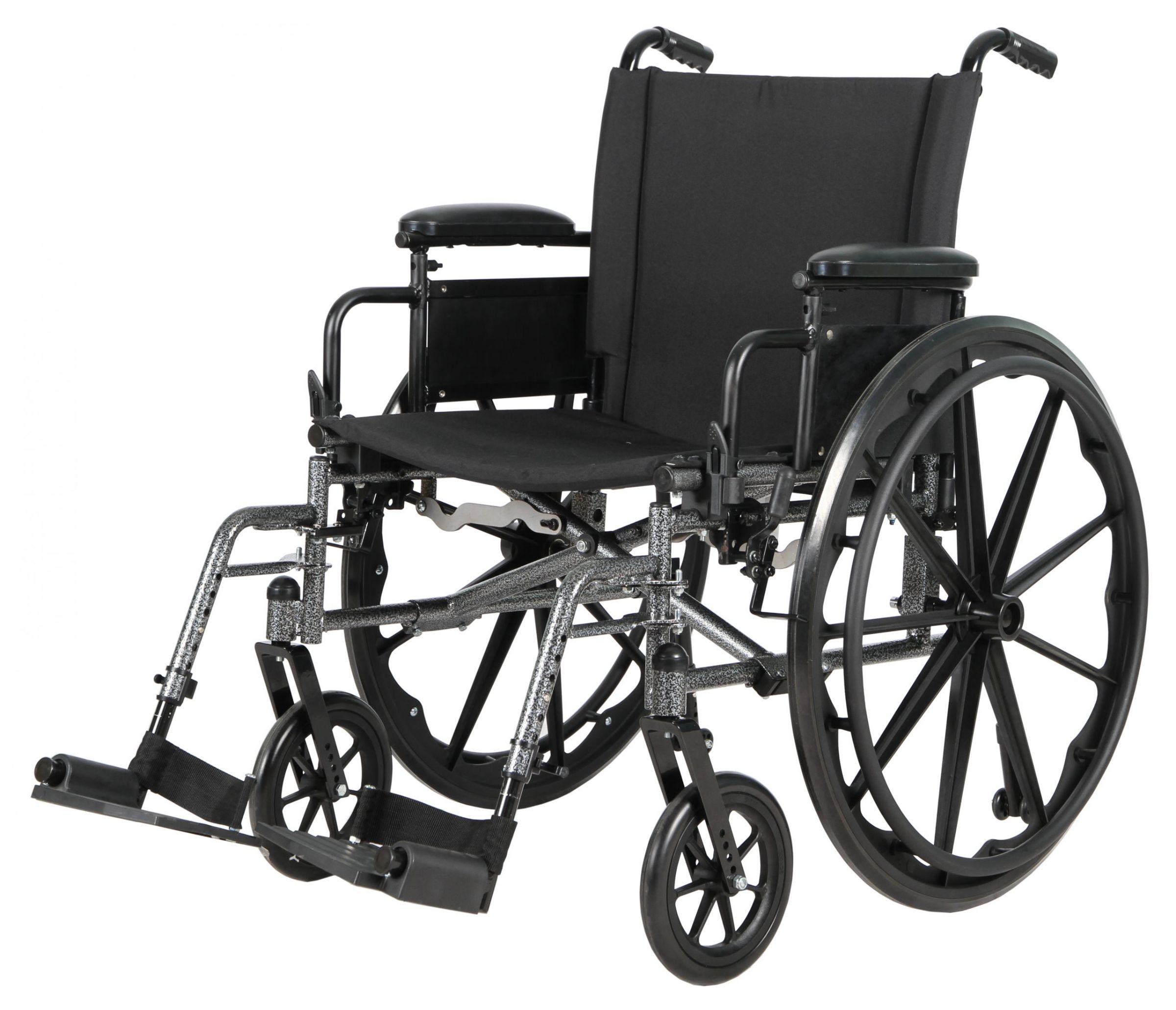 Lightweight Wheelchair with Adjustable Backrest FlipBack Arms and Seat