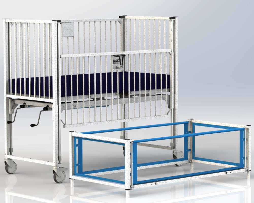 HARD Manufacturing Crib for Homecare 83 in. L x 36 in. W